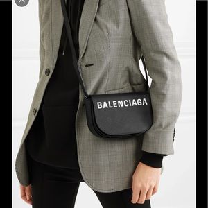 Used Balenciaga Ville Day XS Leather Camera Crossbody Shoulder Bag